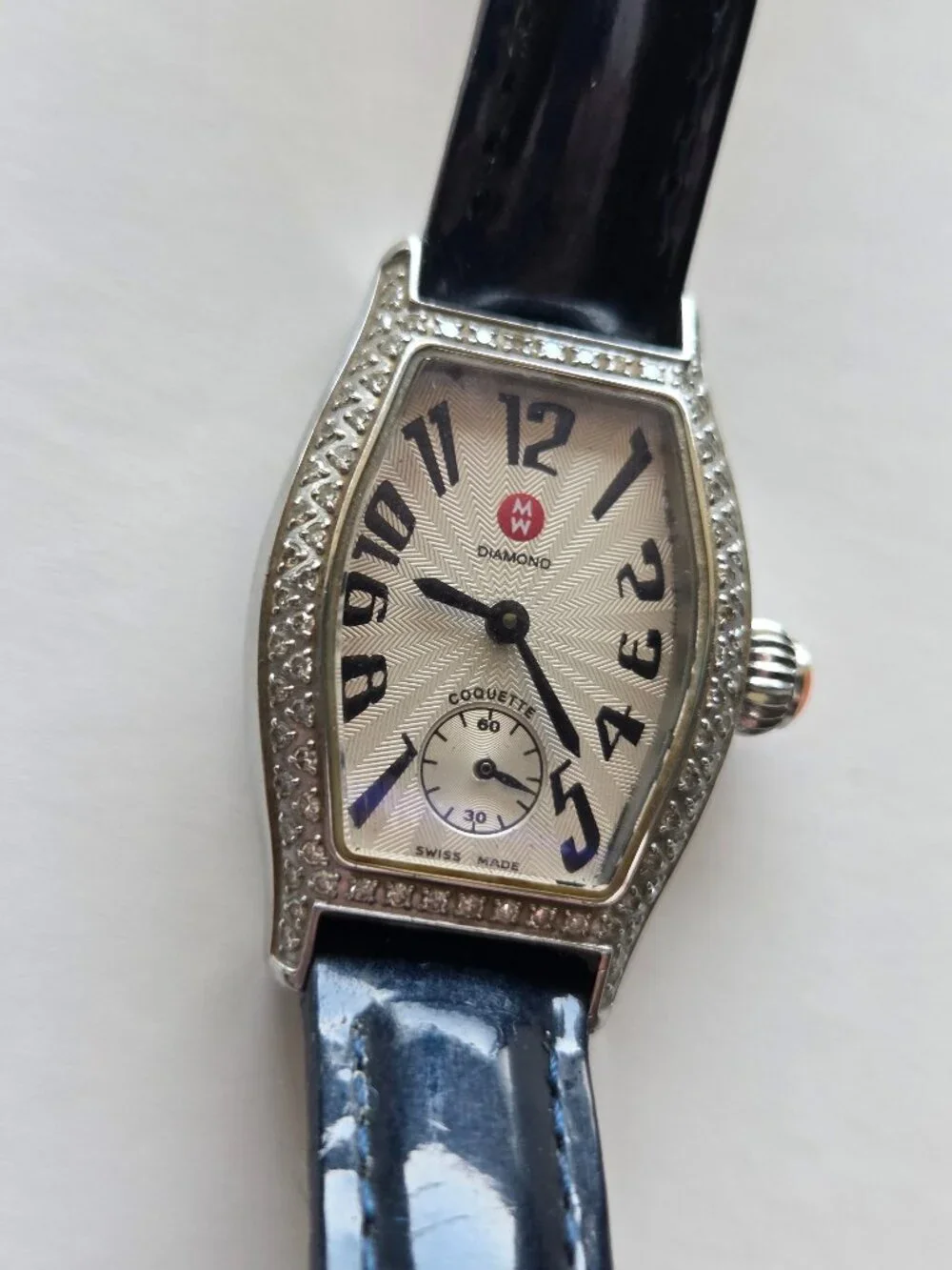 MICHELE Coquette Diamond Swiss Watch 0.50 CT 80 Diamonds